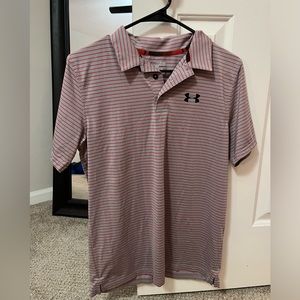 Two Under Armour collared shirts